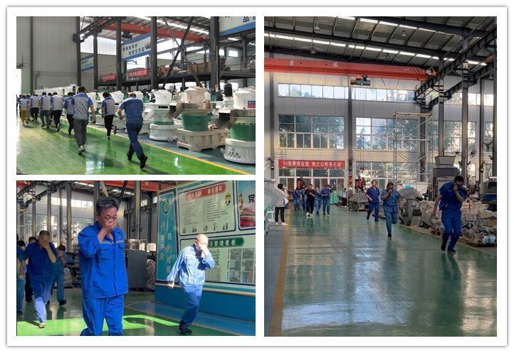 進行消防應(yīng)急疏散演練。